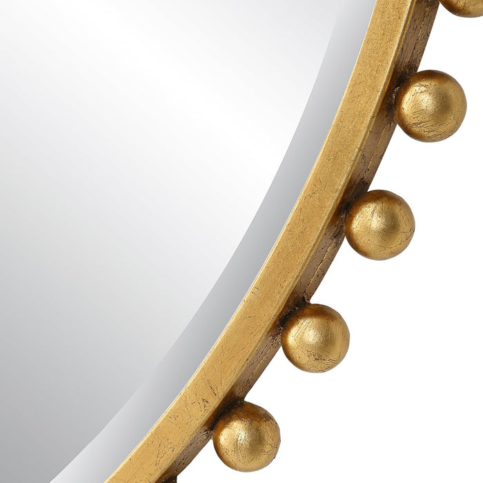 Uttermost Taza Gold Round Mirror 9777