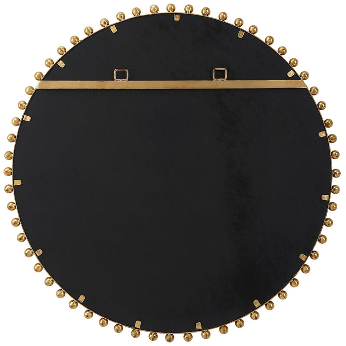 Uttermost Taza Gold Round Mirror 9777