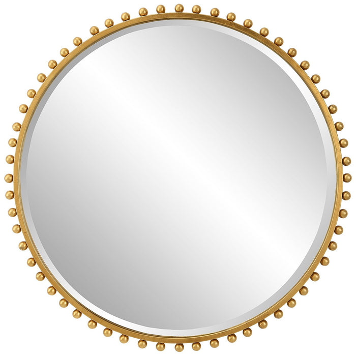 Uttermost Taza Gold Round Mirror 9777