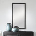 Uttermost Dandridge Black Industrial Mirror 9780