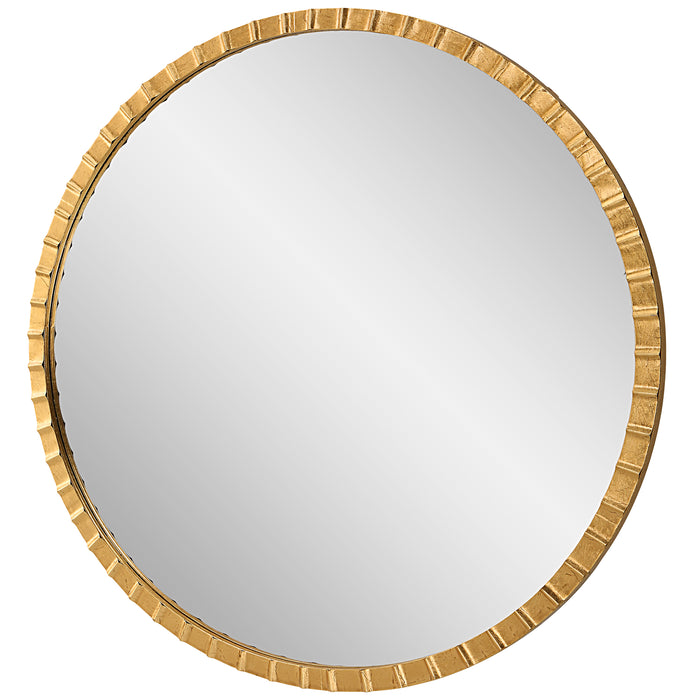 Uttermost Dandridge Gold Round Mirror 09781