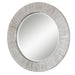 Uttermost Repose Whitewash Round Mirror 9785
