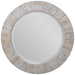 Uttermost Repose Whitewash Round Mirror 9785