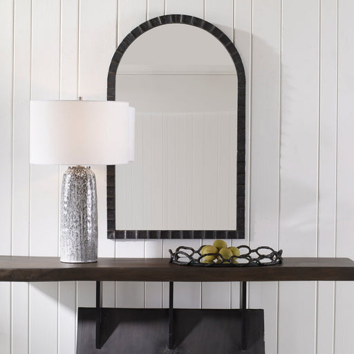Uttermost Dandridge Black Arch Mirror 9784