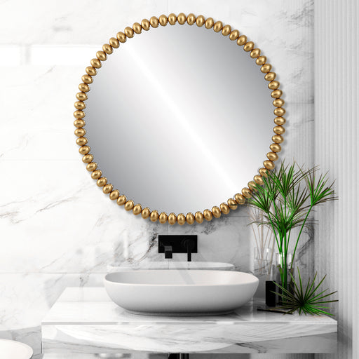 Uttermost Byzantine Round Gold Mirror 9793