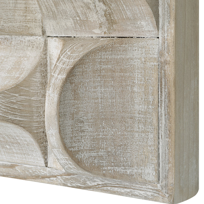 Uttermost Pickford Wood Wall Decor, Natural 04329