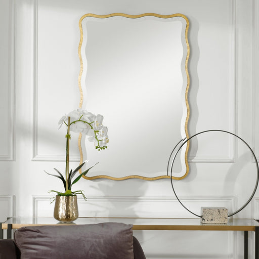 Uttermost Aneta Gold Scalloped Mirror 9827