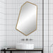 Uttermost Linneah Large Gold Mirror 9826