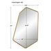 Uttermost Linneah Large Gold Mirror 9826