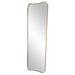 Uttermost Belvoir Large Antique Brass Mirror 9839
