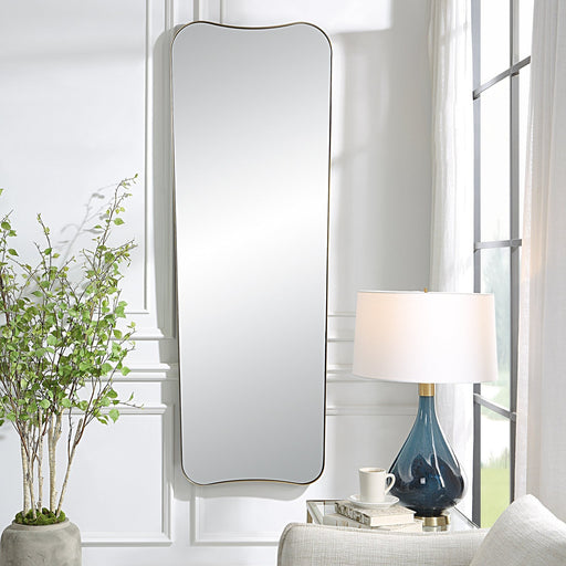 Uttermost Belvoir Large Antique Brass Mirror 9839