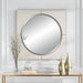 Uttermost Cyprus White Square Mirror 9817