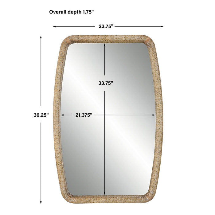 Uttermost Tiki Rattan Mirror 9831