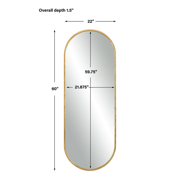 Uttermost Varina Tall Gold Mirror 9844