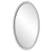 Uttermost Serna White Oval Mirror 9874