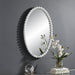 Uttermost Serna White Oval Mirror 9874