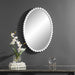 Uttermost Serna White Oval Mirror 9874