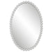 Uttermost Serna White Oval Mirror 9874