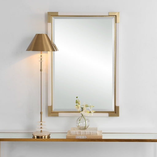 Uttermost Malik White & Gold Mirror 9879