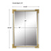Uttermost Malik White & Gold Mirror 9879