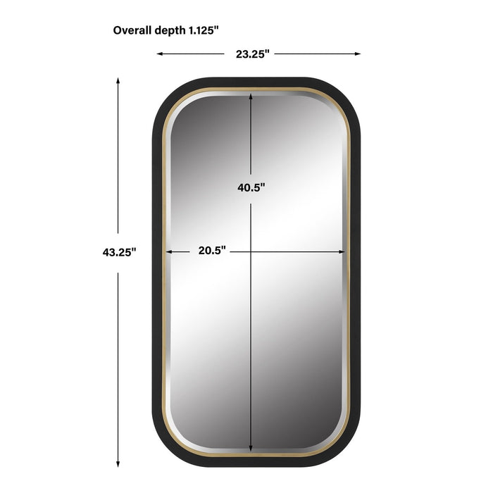 Uttermost Nevaeh Curved Rectangle Mirror 9880