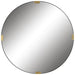Uttermost Clip Modern Round Mirror 09882
