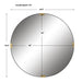 Uttermost Clip Modern Round Mirror 09882