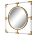 Uttermost Balkan Small Gold Mirror 9884