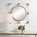 Uttermost Balkan Small Gold Mirror 9884