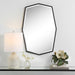 Uttermost Facet Octagonal Iron Mirror 9889