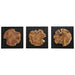 Uttermost Kolini Teak Wood Wall Decor, S/3 04336