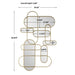 Uttermost On Track Mirrored Wall Decor 04347