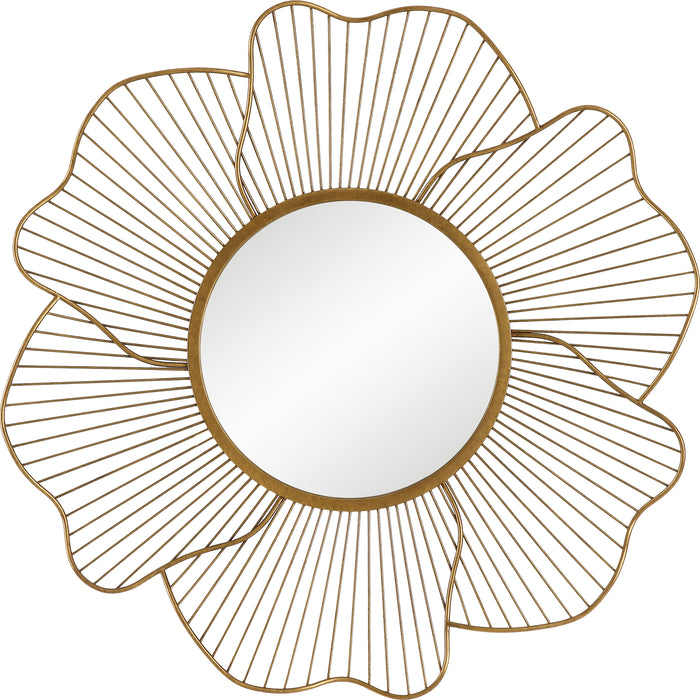 Uttermost Blossom Gold Floral Mirror 9912
