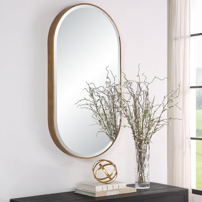 Uttermost Lago Oval Gold Mirror 9914