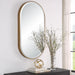 Uttermost Lago Oval Gold Mirror 9914