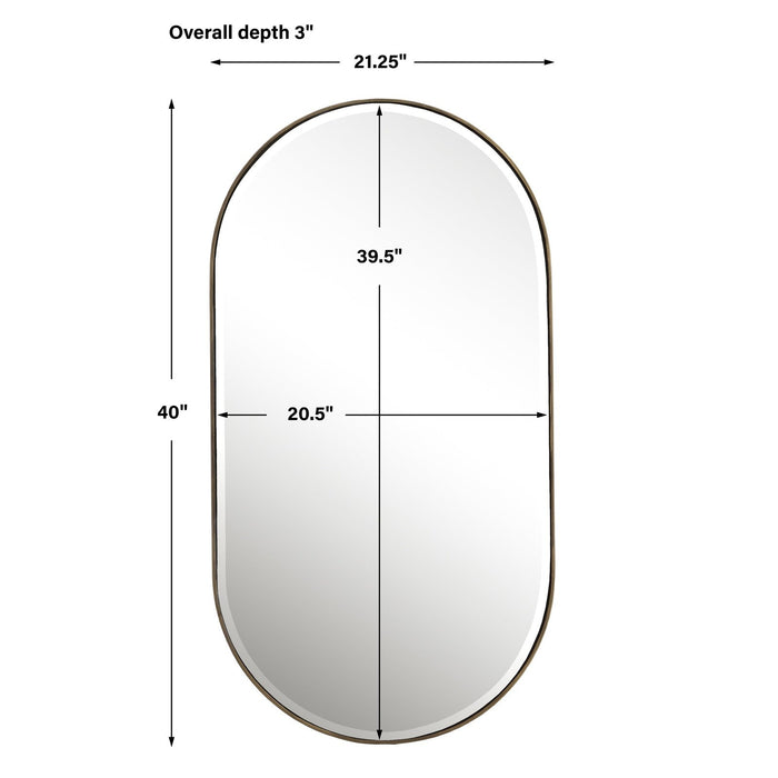 Uttermost Lago Oval Gold Mirror 9914