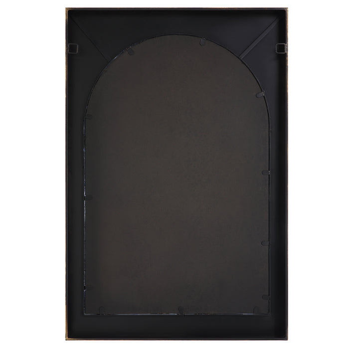 Uttermost Crisanta Gloss White Arch Mirror 09916