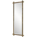 Uttermost Abanu Ribbed Gold Dressing Mirror 09917