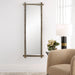 Uttermost Abanu Ribbed Gold Dressing Mirror 09917