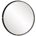 Uttermost Bonded Round Black Mirror 9939