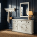 NovaSolo Halifax Buffet Console Table In Classic White CA633