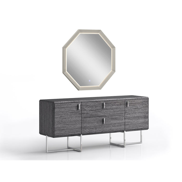 Whiteline Modern Living Chloe Hexagonal Mirror