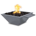 The Outdoor Plus 30" Maya Powder Coated Fire & Water Bowl Wave Scupper | Match Lit with Flame Sense