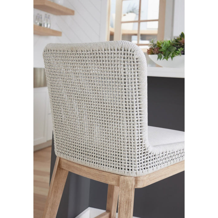 Essentials For Living Woven Mesh Counter Stool 6853CS.WHT/WHT/NG
