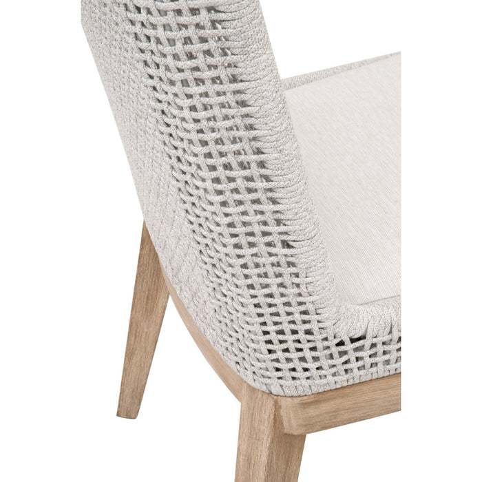 Essentials For Living Woven Mesh Dining Chair, Set of 2 6854.WHT/WHT/NG