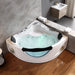 Empava 59 inch Whirlpool LED Corner Bathtub - EMPV-59JT319LED