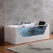Empava 67 inch Whirlpool Rectangular Bathtub - EMPV-67JT408LED