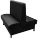 Oak Street Manufacturing Double 72" x 42" Morley Vinyl/Upholstered Booth