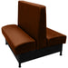 Oak Street Manufacturing Double 24" x 42" Morley Vinyl/Upholstered Booth