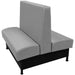 Oak Street Manufacturing Double 96" x 42" Morley Vinyl/Upholstered Booth